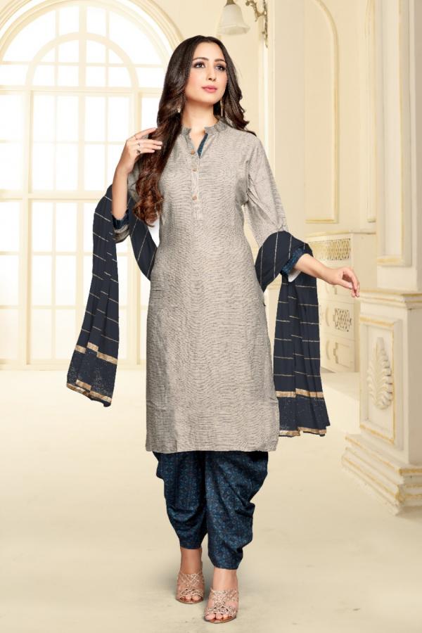 Tunic House Patiyala Rani Nx Fancy Viscose Readymade Salwar